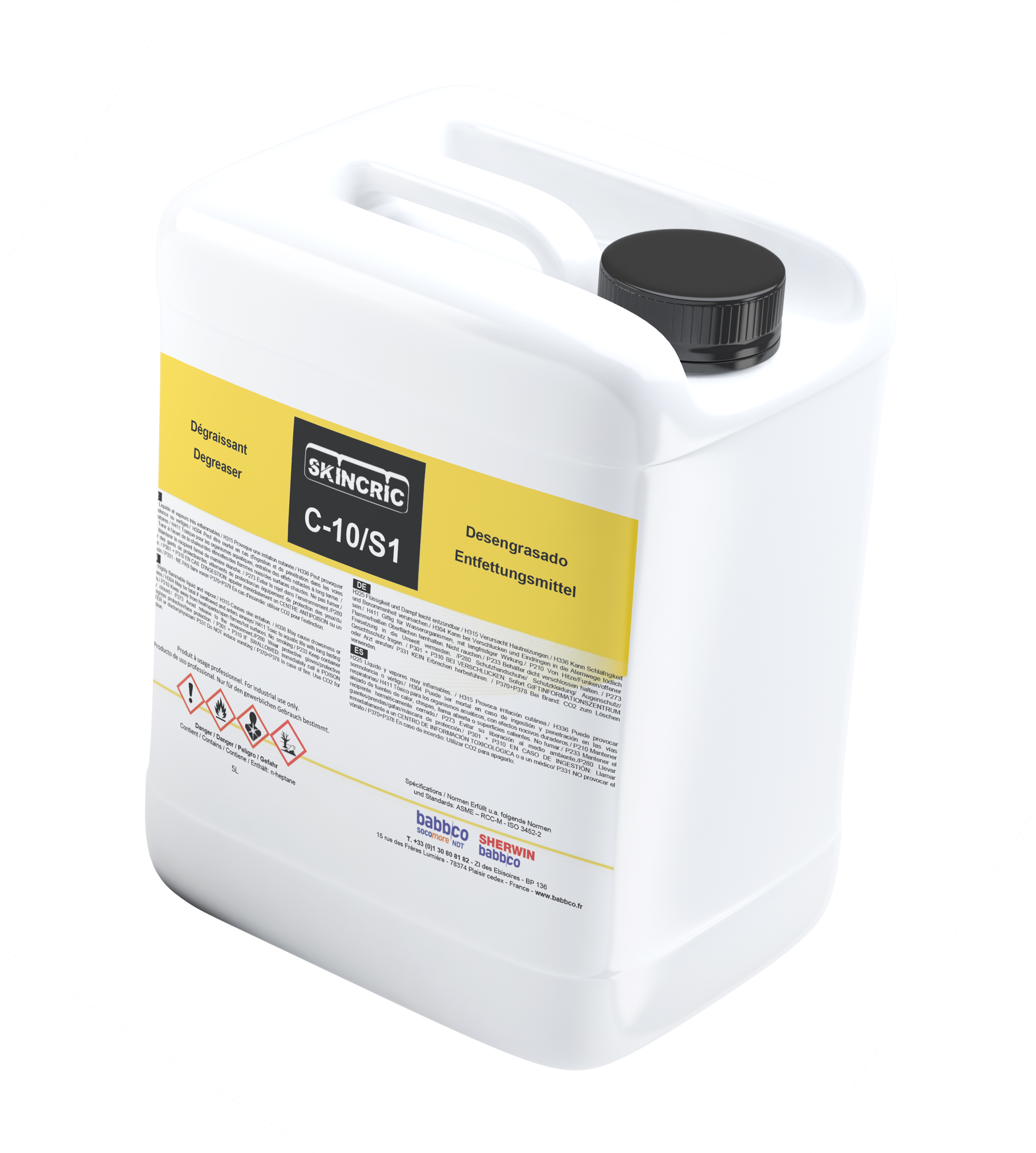 100817N_ok C10/S1 CLEANER/DEGREASER 5L BARREL - Image 1