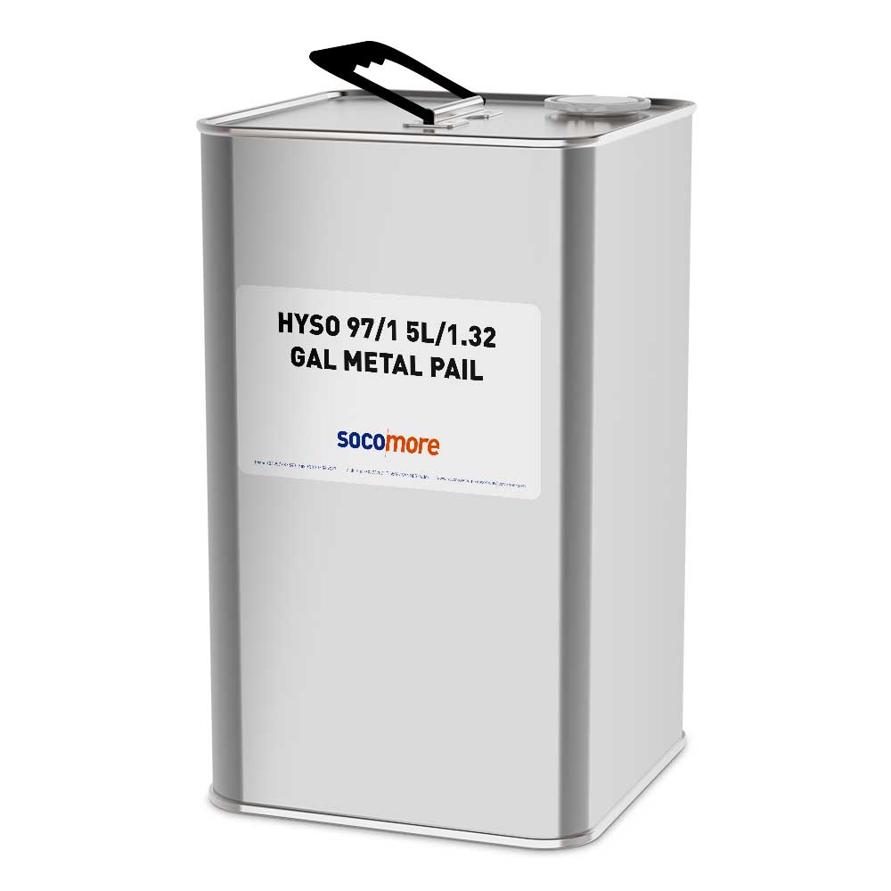 P20237-5L-M-1 HYSO 97/1 5L/1,26GAL METAL PAIL - Image 1
