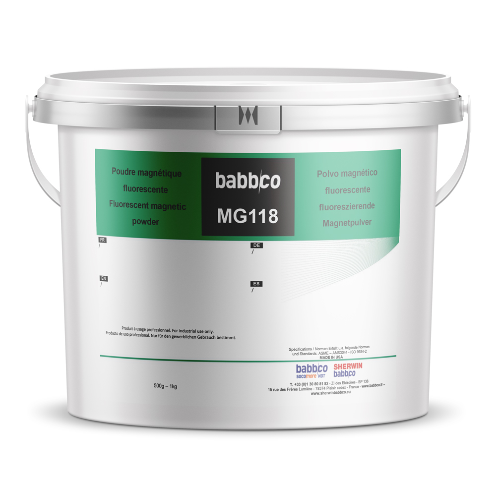 Exclusive Mockups for Branding and Packaging Design MG118 FLUO MAGNETIC POWDER 1KG BUCKET - Image 1