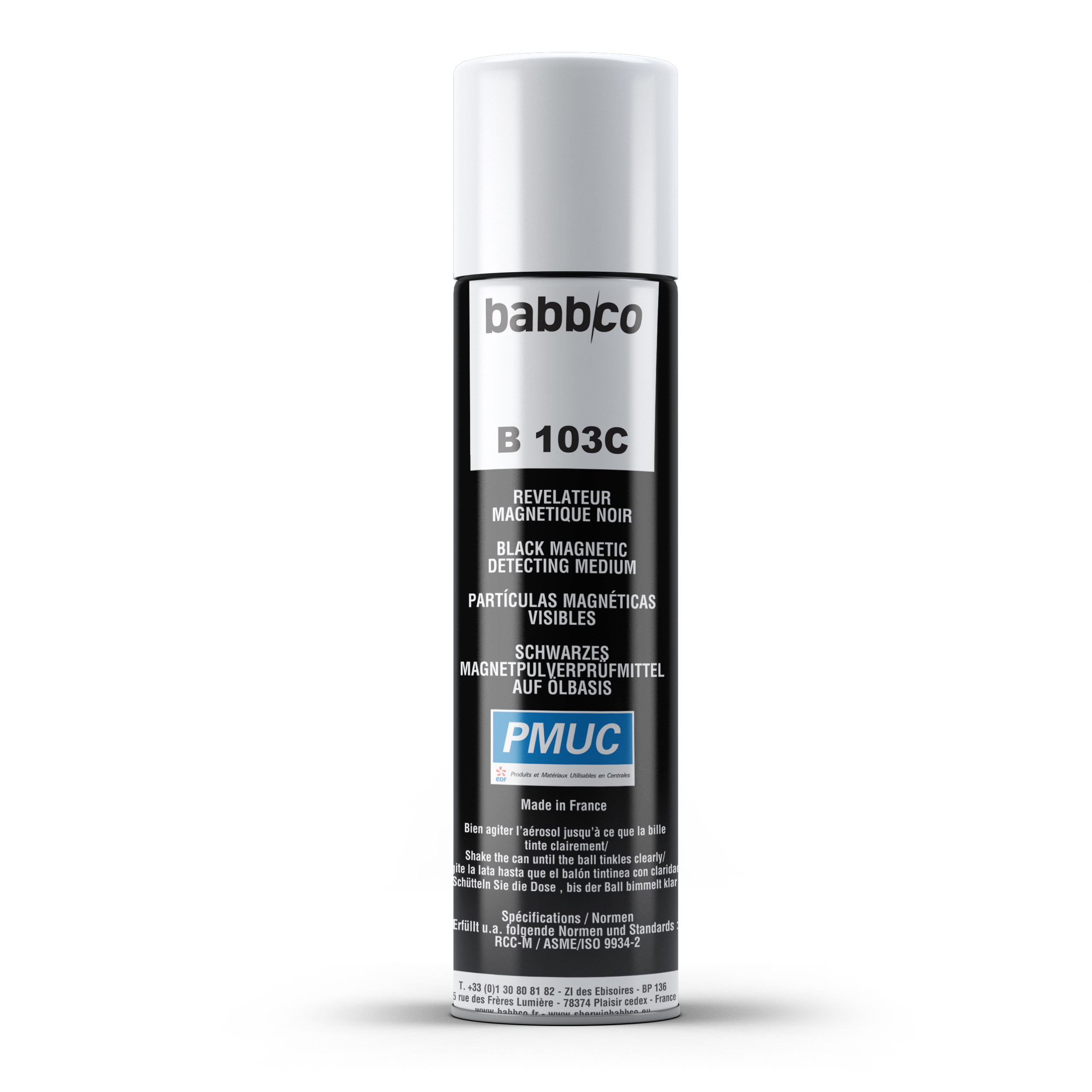 100509C-b103c B103C BLACK MAGNETIC INK 400ML AEROSOL CO2 (PMUC) - Image 1