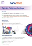 Exterior and Interior Coatings brochure cover